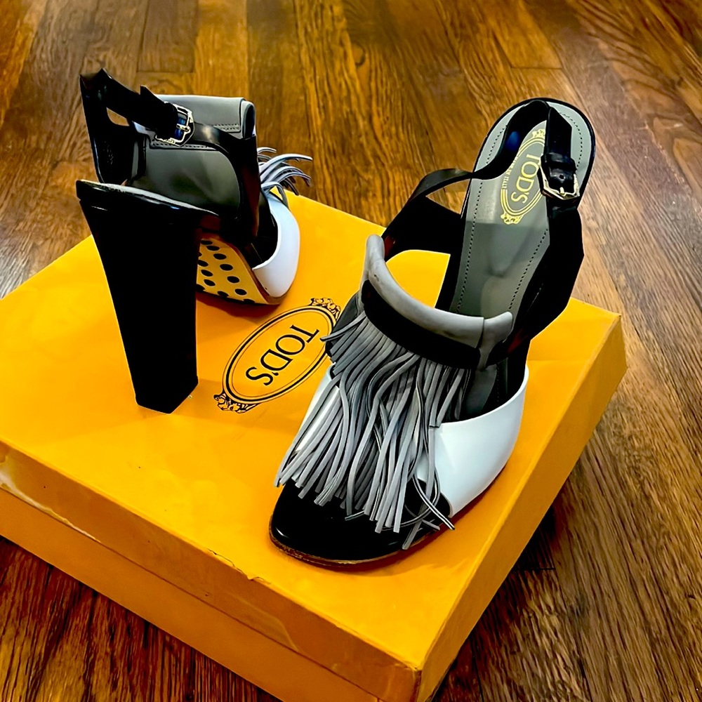 Authentic Tod’s Open-toe High Heel Sz41.5